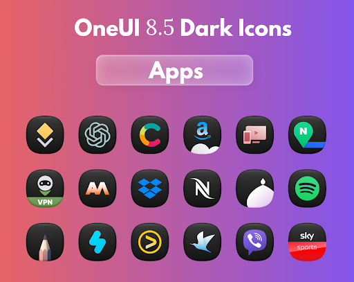 OneUi 8.5 Dark Icons - screenshot 4