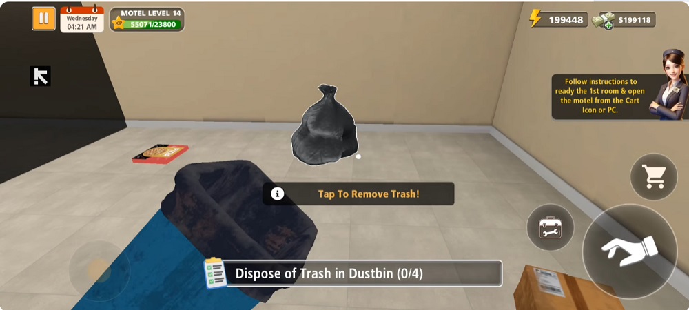 Supermarket & Motel Simulator APK - screenshot 2