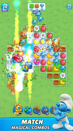 Smurfs Magic Match - screenshot 1