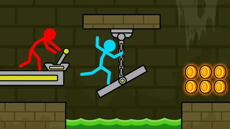 Red and Blue Stick Animation - screenshot 1