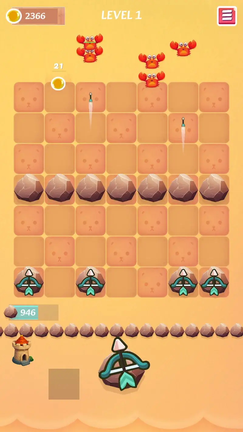 Tower vs Crabs Beach Defense - screenshot 3