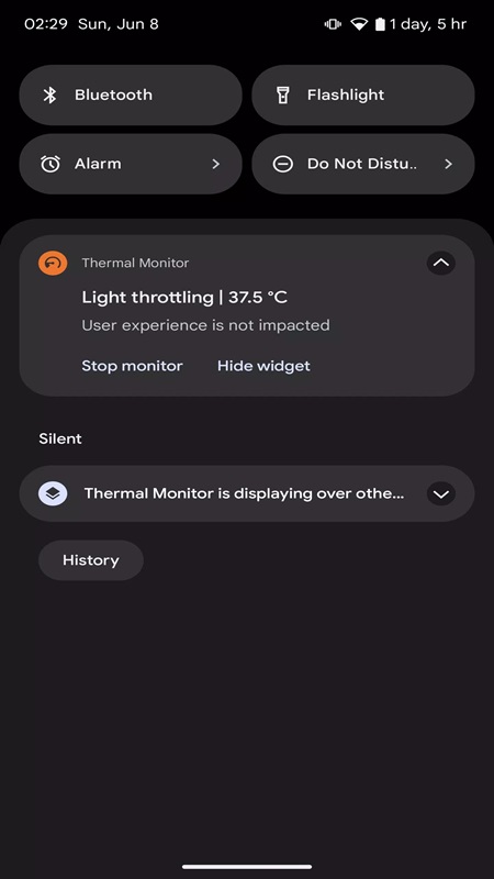 Thermal Monitor APK - screenshot 1