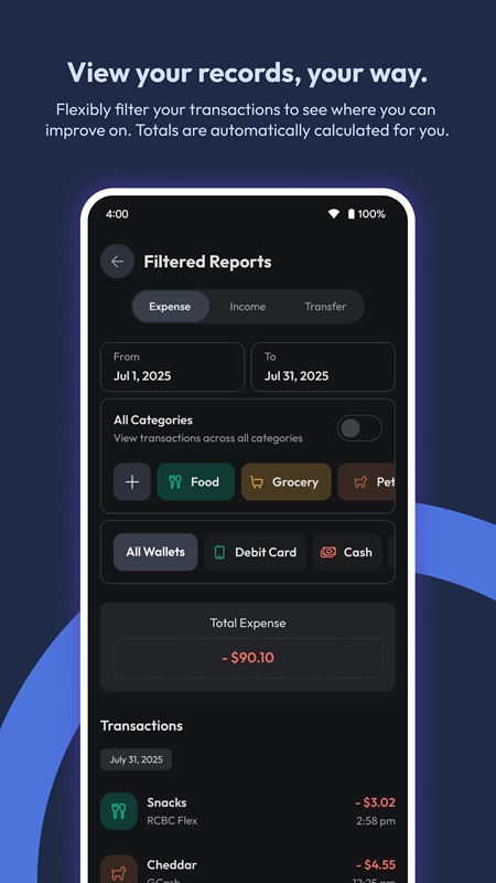 eXpend APK - screenshot 1