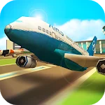 Airport Craft: Fly Simulator Boys Craft Building app icon