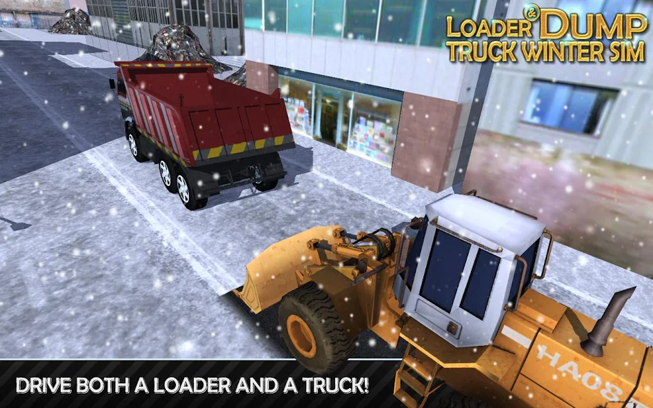Loader & Dump Truck Winter SIM - screenshot 10