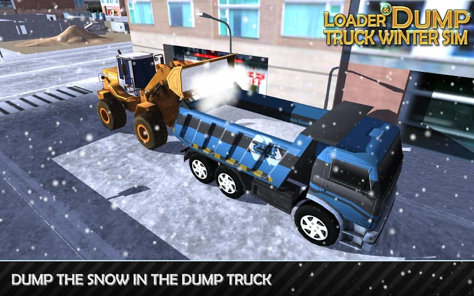 Loader & Dump Truck Winter SIM - screenshot 7
