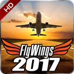Flight Simulator 2017 FlyWings HD app icon