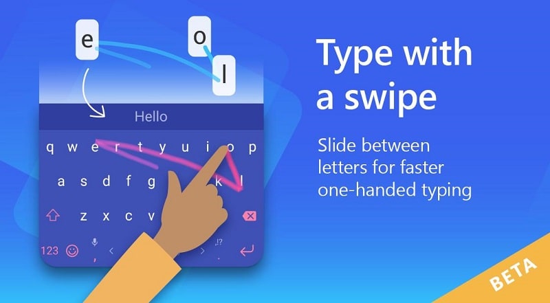 Microsoft SwiftKey Keyboard APK - screenshot 1