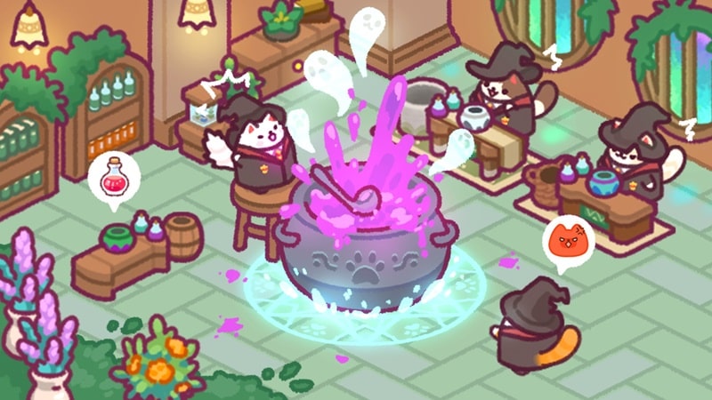 Cat Magic School APK - screenshot 1