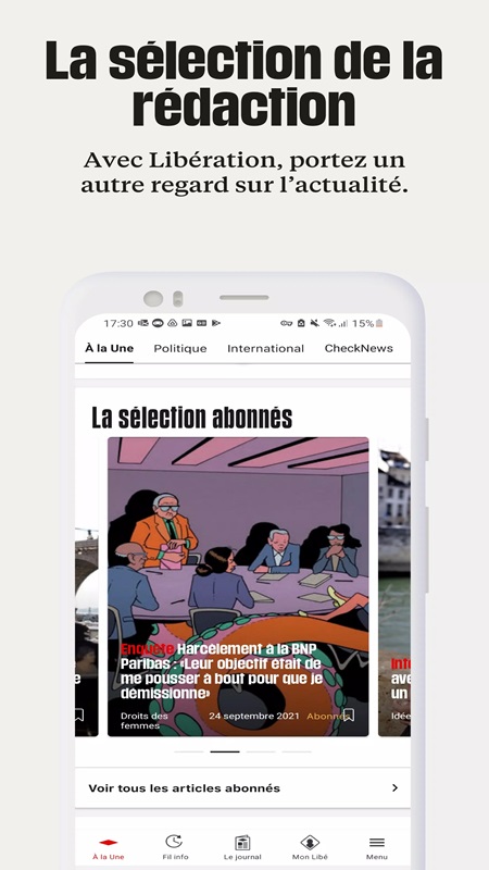 Libération APK - screenshot 4