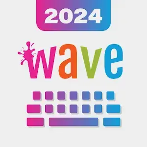 Wave Animated Keyboard Emoji app icon