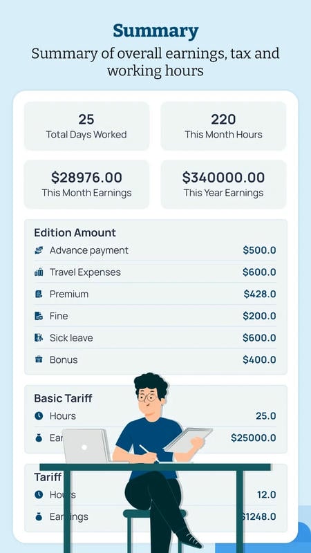 WorkSheet APK - screenshot 4