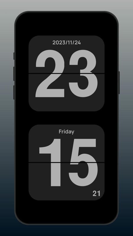 Flip Clock APK - screenshot 2