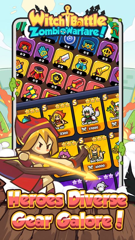 Witch Battle: Zombie Warfare app icon