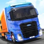 Truck Simulator Europe MOD APK v1.4.0 (Unlimited Money) app icon