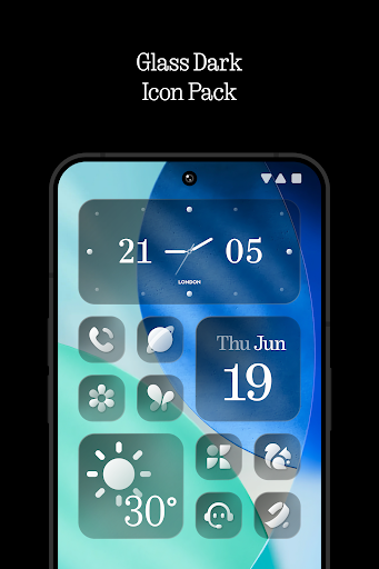 Glass Dark Icon Pack - screenshot 1