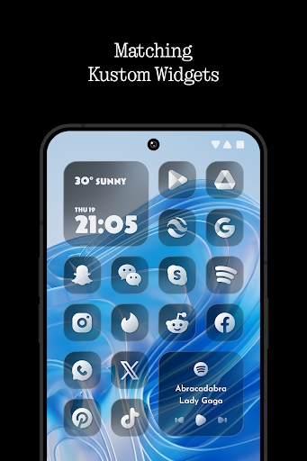 Glass Dark Icon Pack - screenshot 3