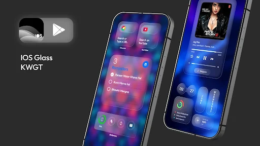 iOS Glass KWGT iOS 26 Inspired - screenshot 5