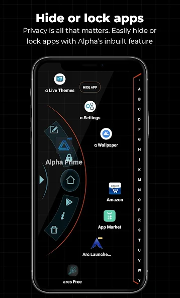 Alpha Hybrid Launcher - screenshot 10