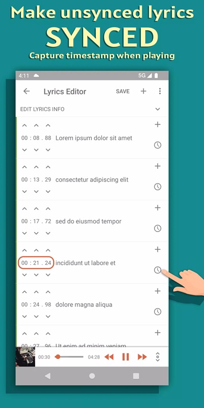 Lyrics Editor APK - screenshot 2
