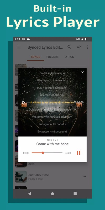 Lyrics Editor APK - screenshot 5