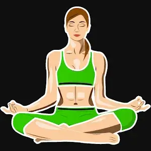 Yoga for weight loss app icon