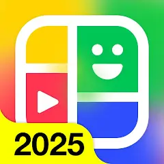 Grid Photo Collage Maker Quick app icon
