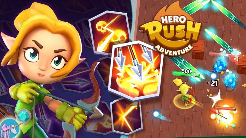 Hero Rush Adventure RPG APK app icon