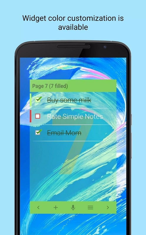 Simple Notes Widget APK - screenshot 3