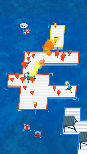 War of Rafts - screenshot 2